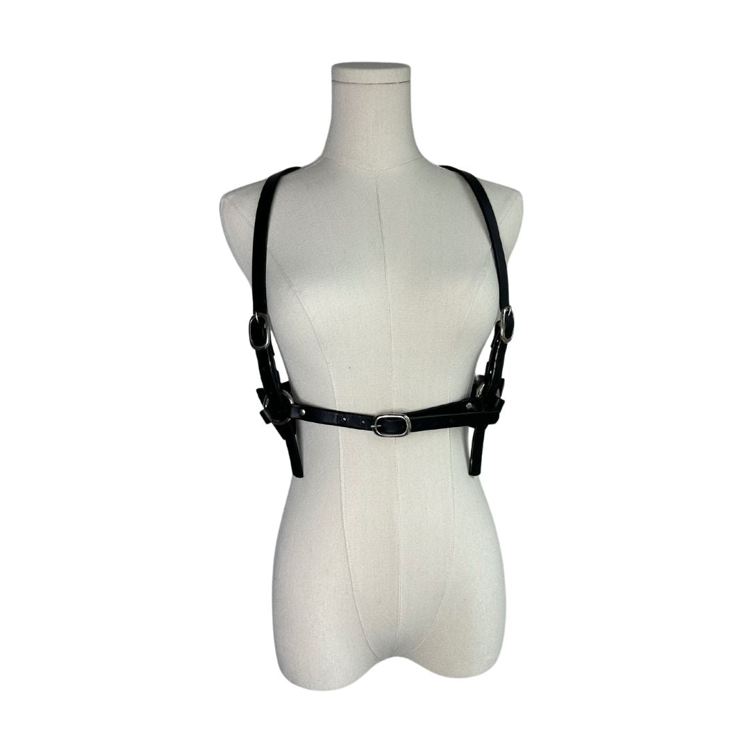 Fleet Ilya Classic Black Leather Fashion Harness