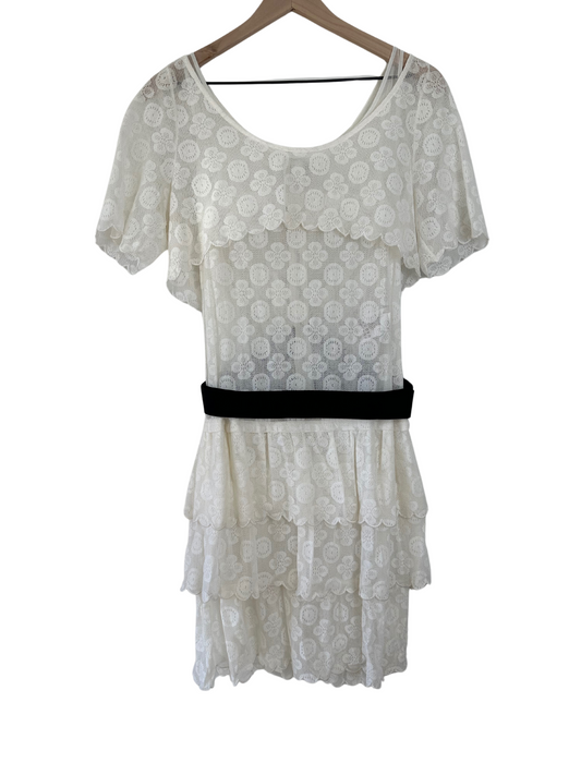 See by Chloé Cream Lace Dress Size 42