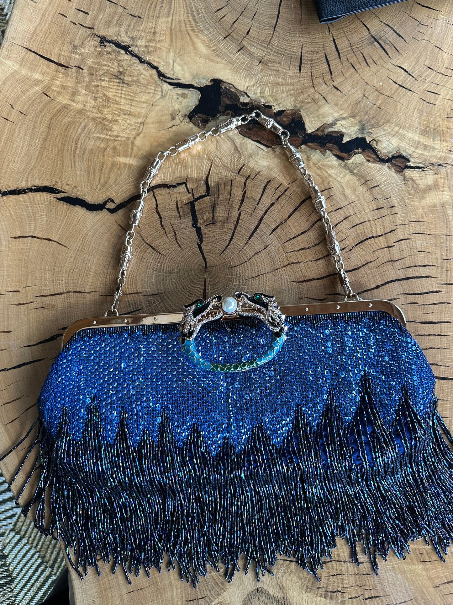 Gucci by Tom Ford limited Edition 2004 dragon bead purse