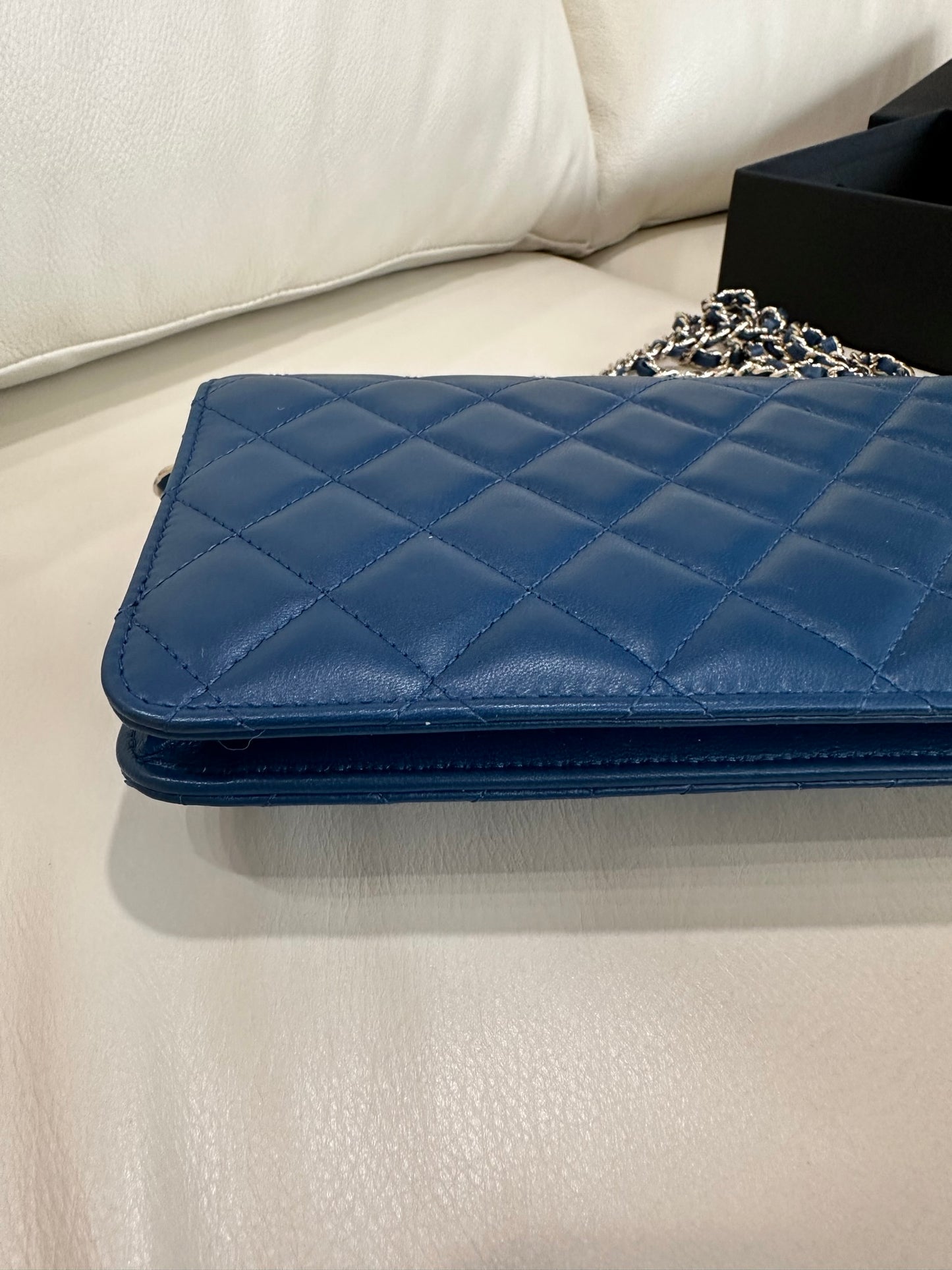 Chanel 2017 Trendy WOC Crossbody blue