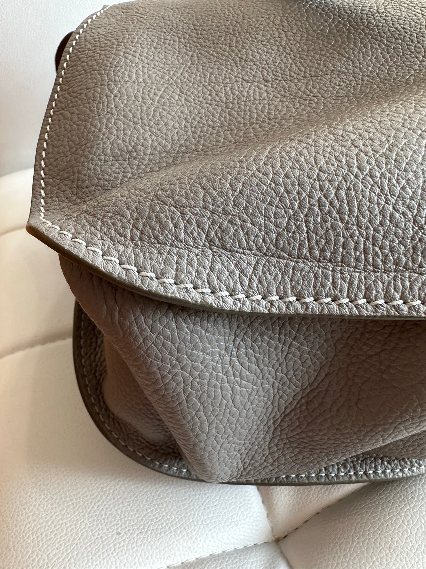 Chloe cashmere grey large Marcie bag like new satchel purse
