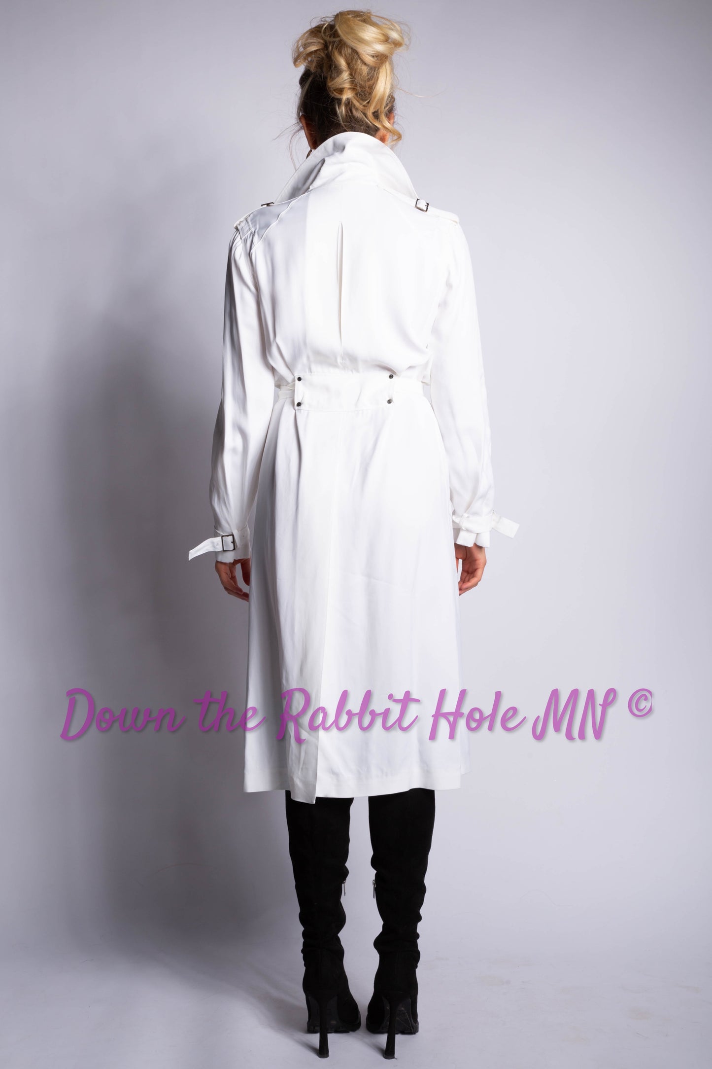Gucci by Tom Ford White Trench Coat NWT 2002/2003 Size IT44