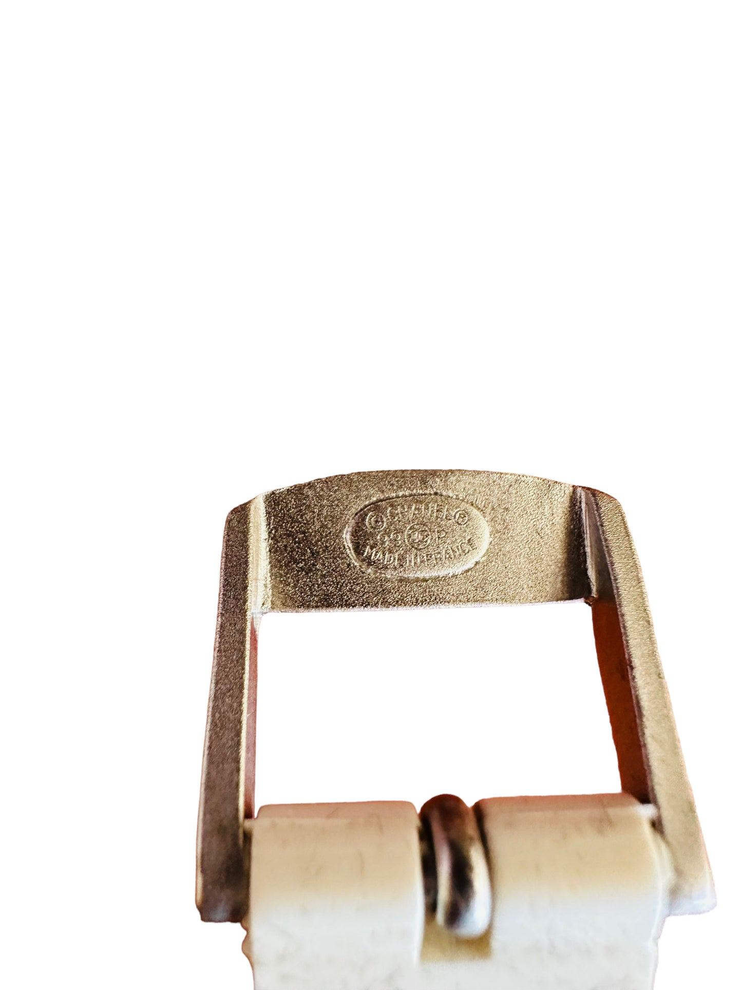 Chanel 1999 watch strap style bracelet white with black