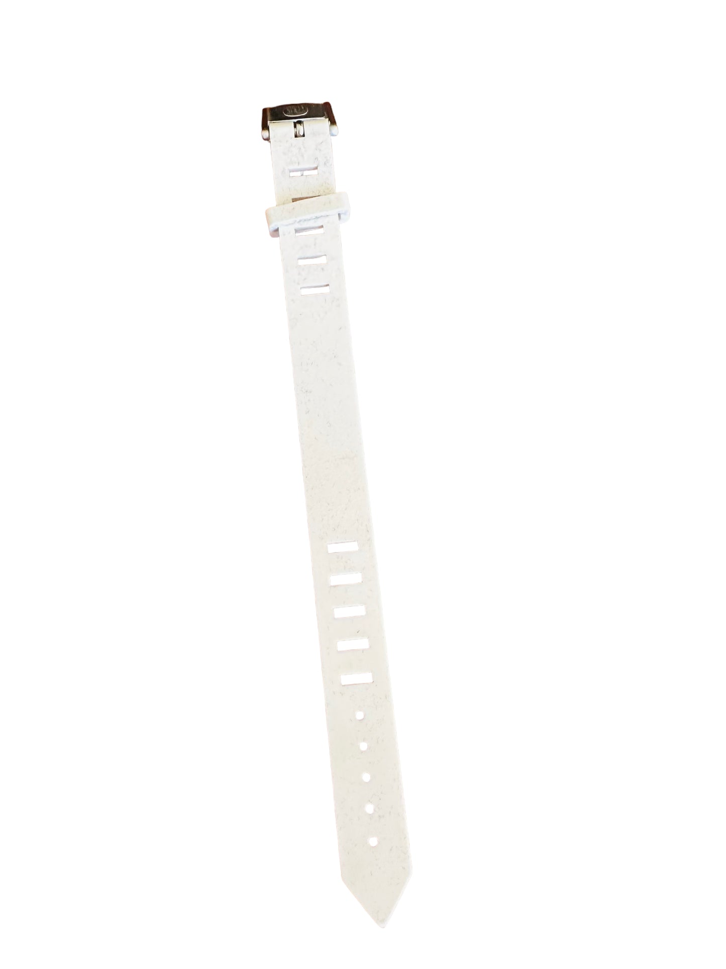 Chanel 1999 watch strap style bracelet white with black