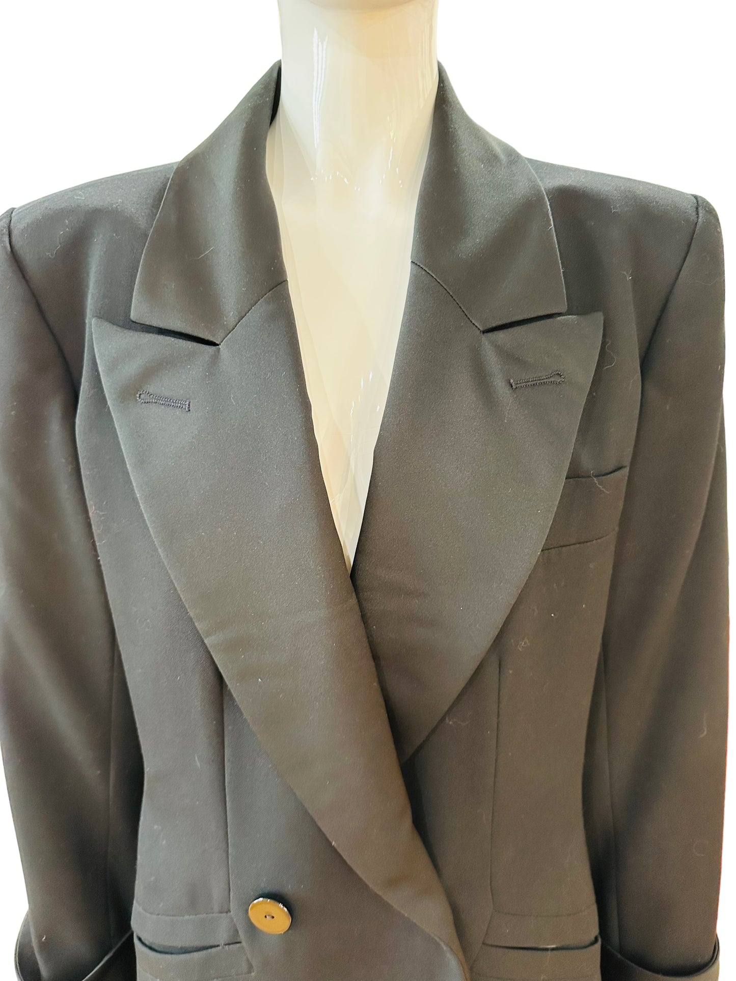 Yves Saint Laurent YSL 1980s 3 piece tuxedo Le smoking suit excellent I 42