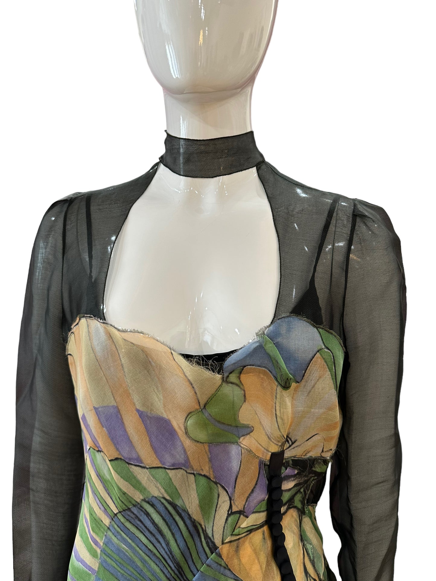 Prada Fairy collection 2008 I 44 (US 8) dress fits smaller