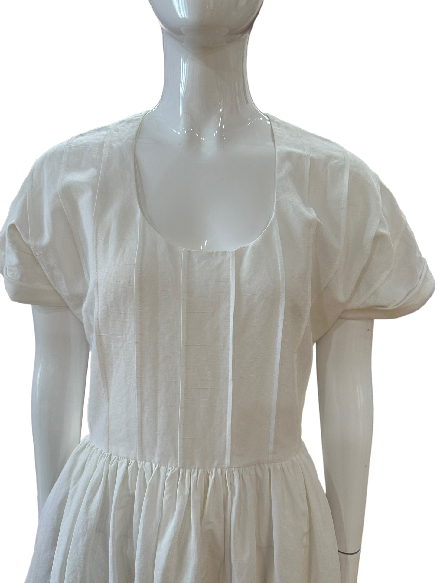 Brock collection off white maxi dress 6 NWT