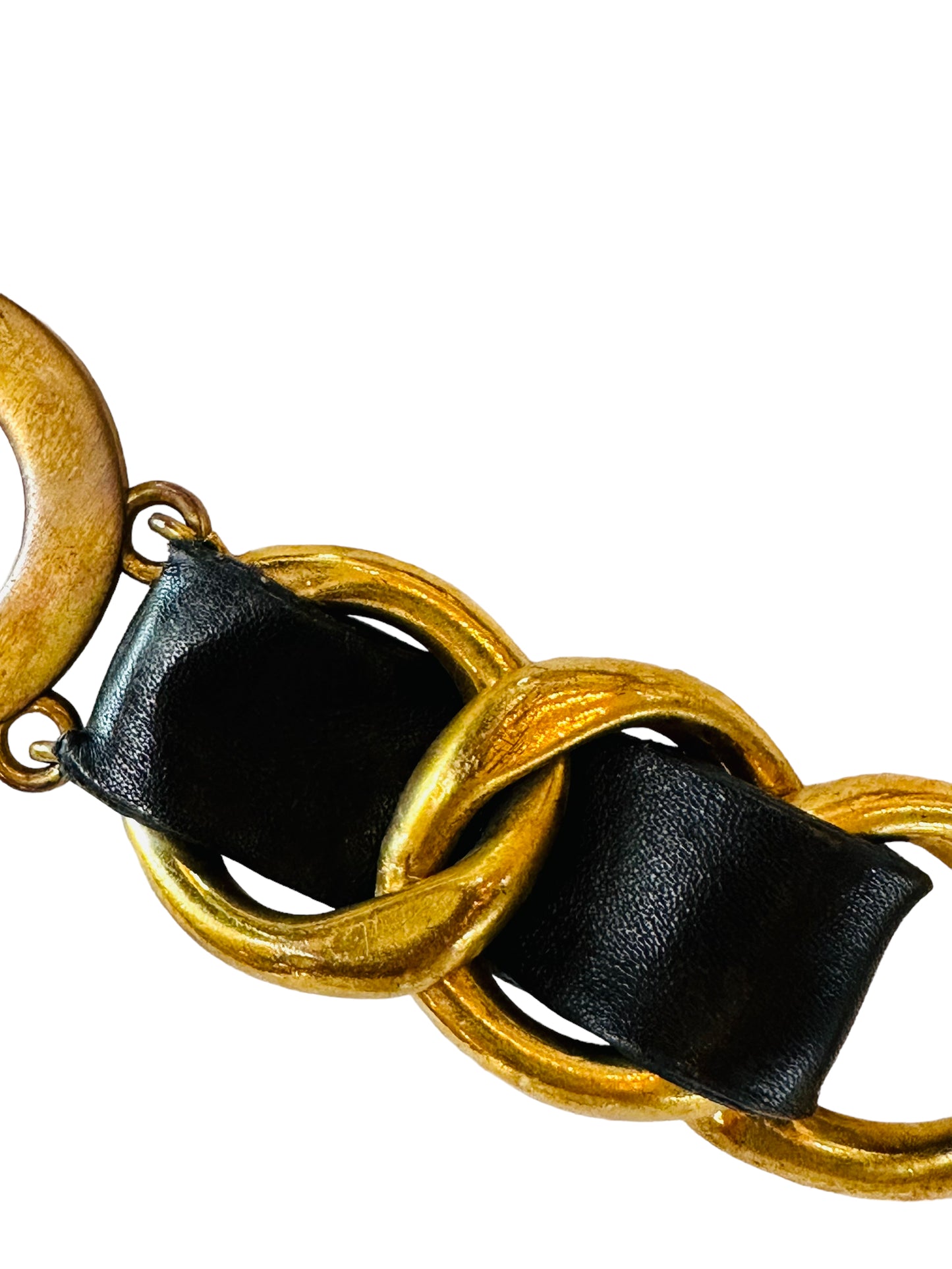 Chanel vintage coco 90s chain belt up to 37" collector