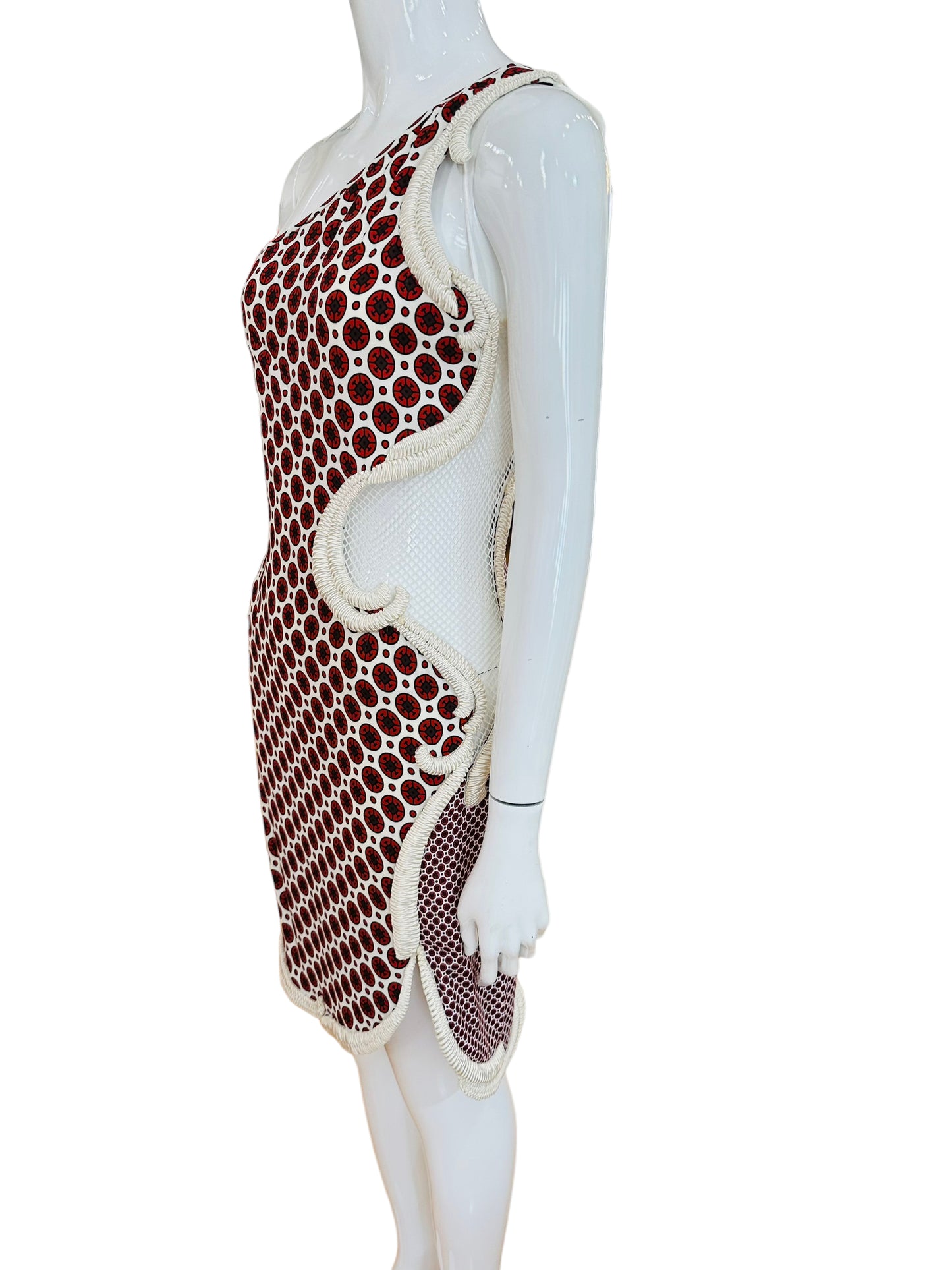 Stella McCartney dot cut out celeb 2012 dress I 42 NWT