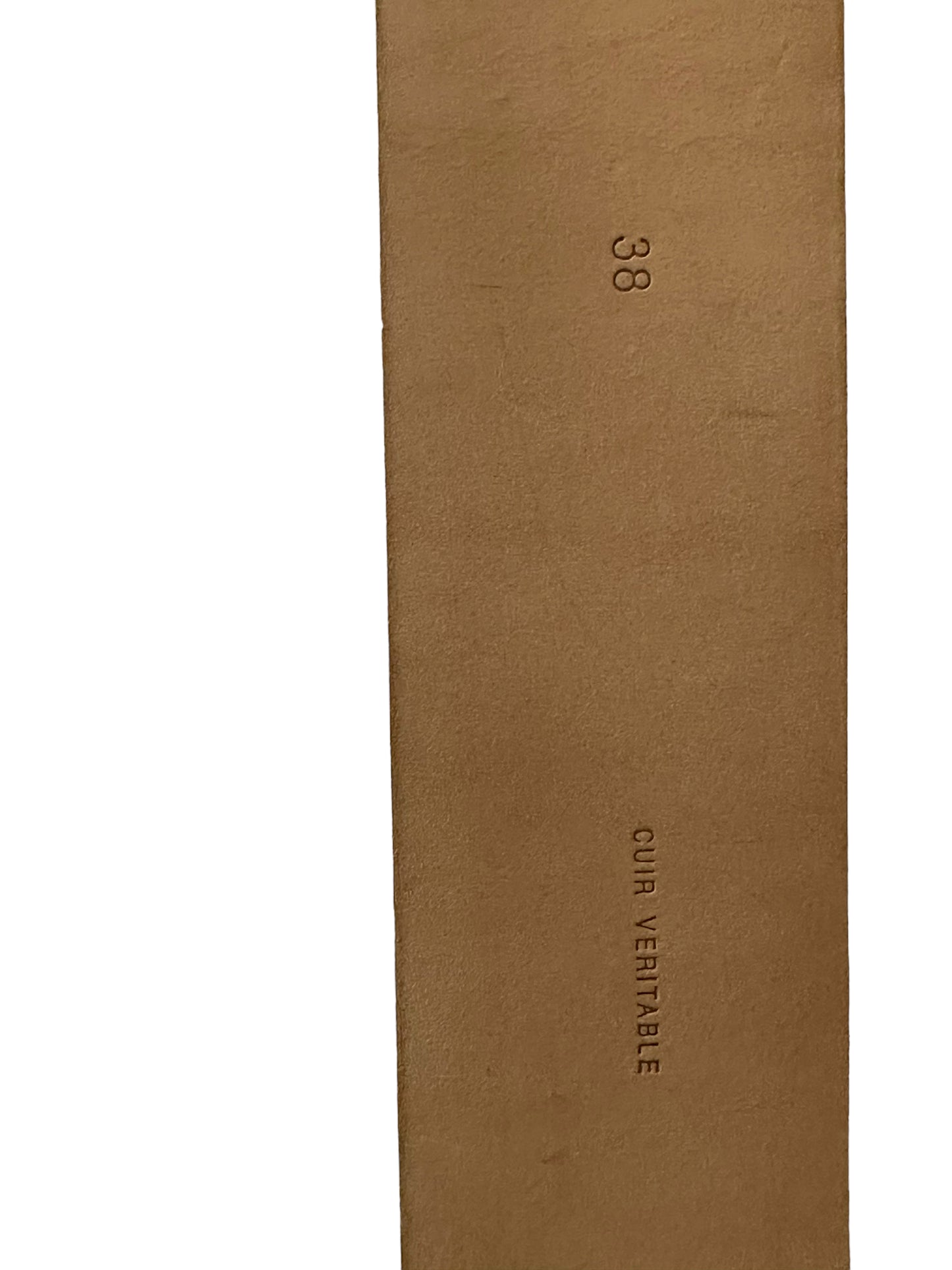 Chanel yellow belt 38 2012 snakeskin stamped