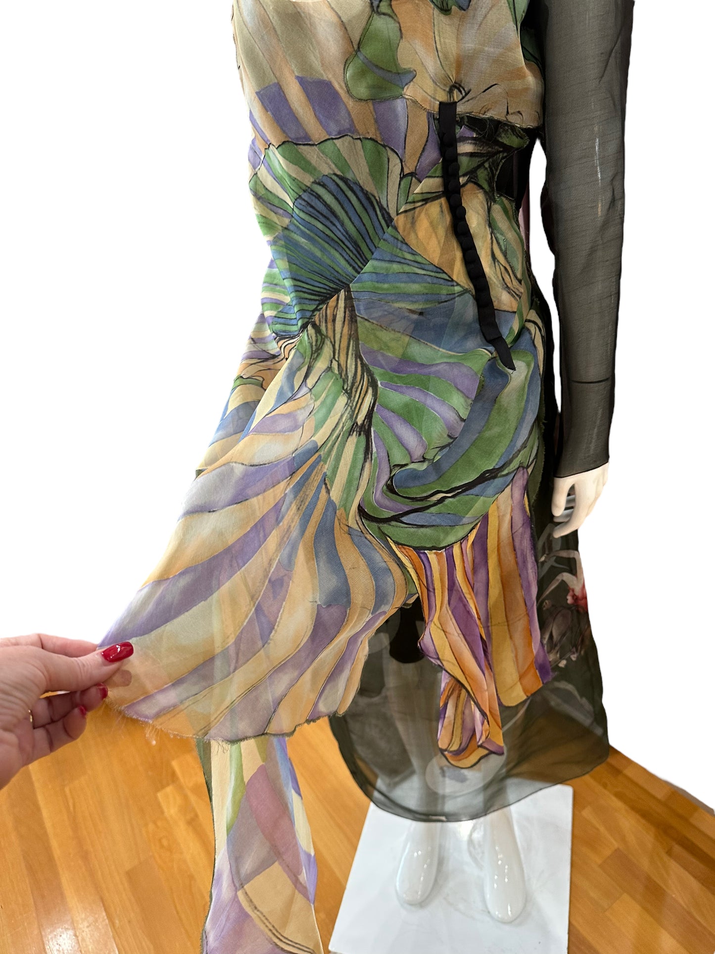 Prada Fairy collection 2008 I 44 (US 8) dress fits smaller
