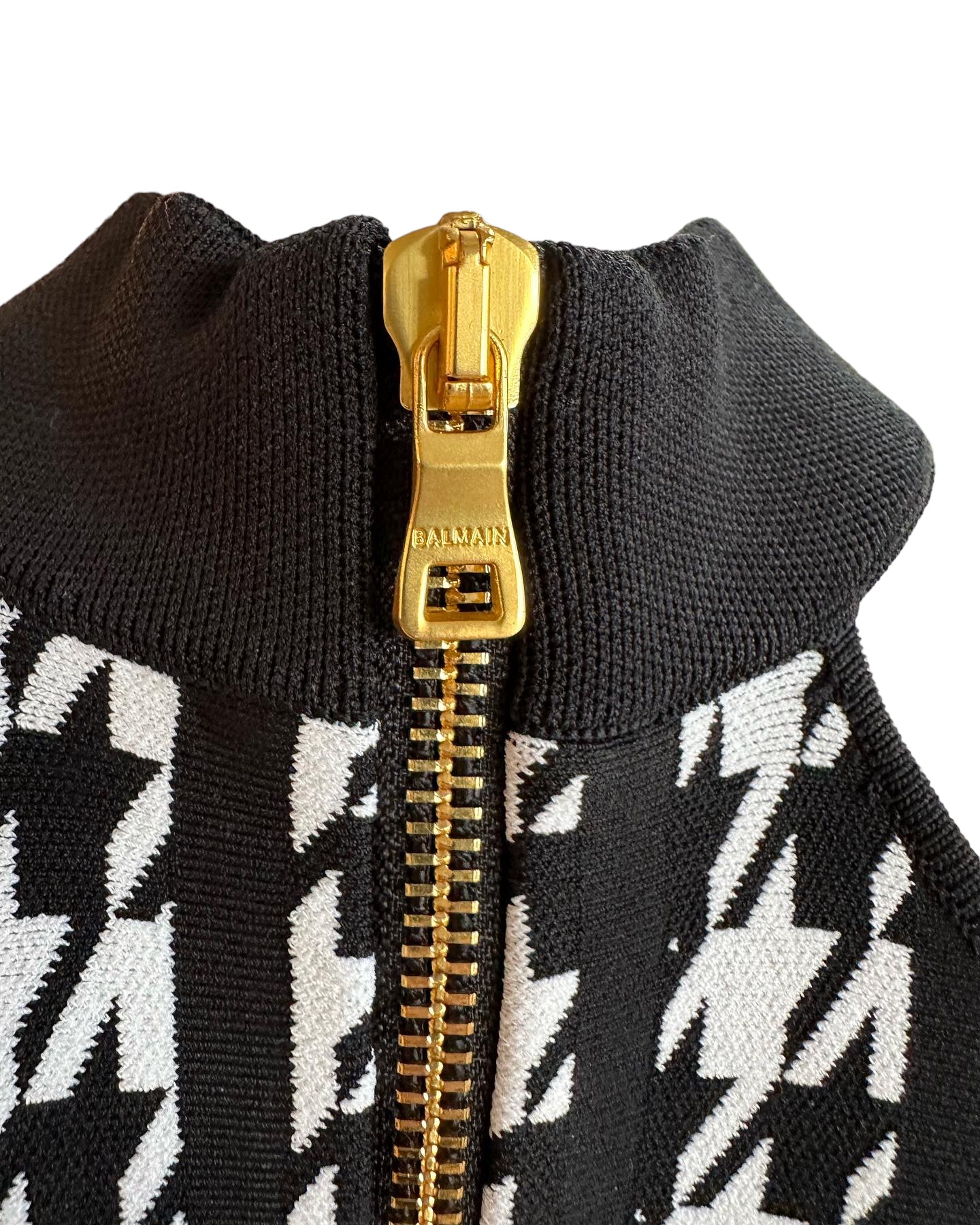 Balmain houndtooth dress with gold buttons F 36 fit 2-small 6