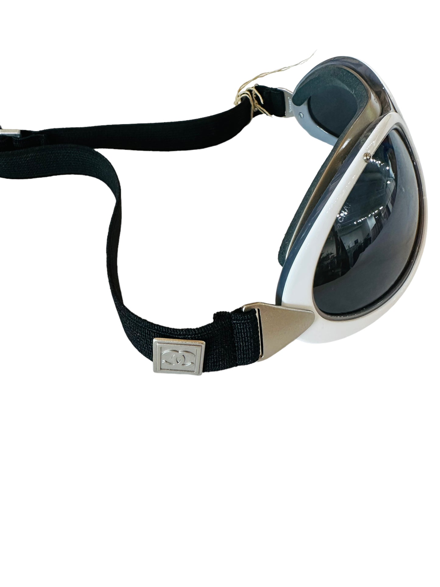 Chanel vintage sportsline sunglasses goggles swim ski raquetball like new with case