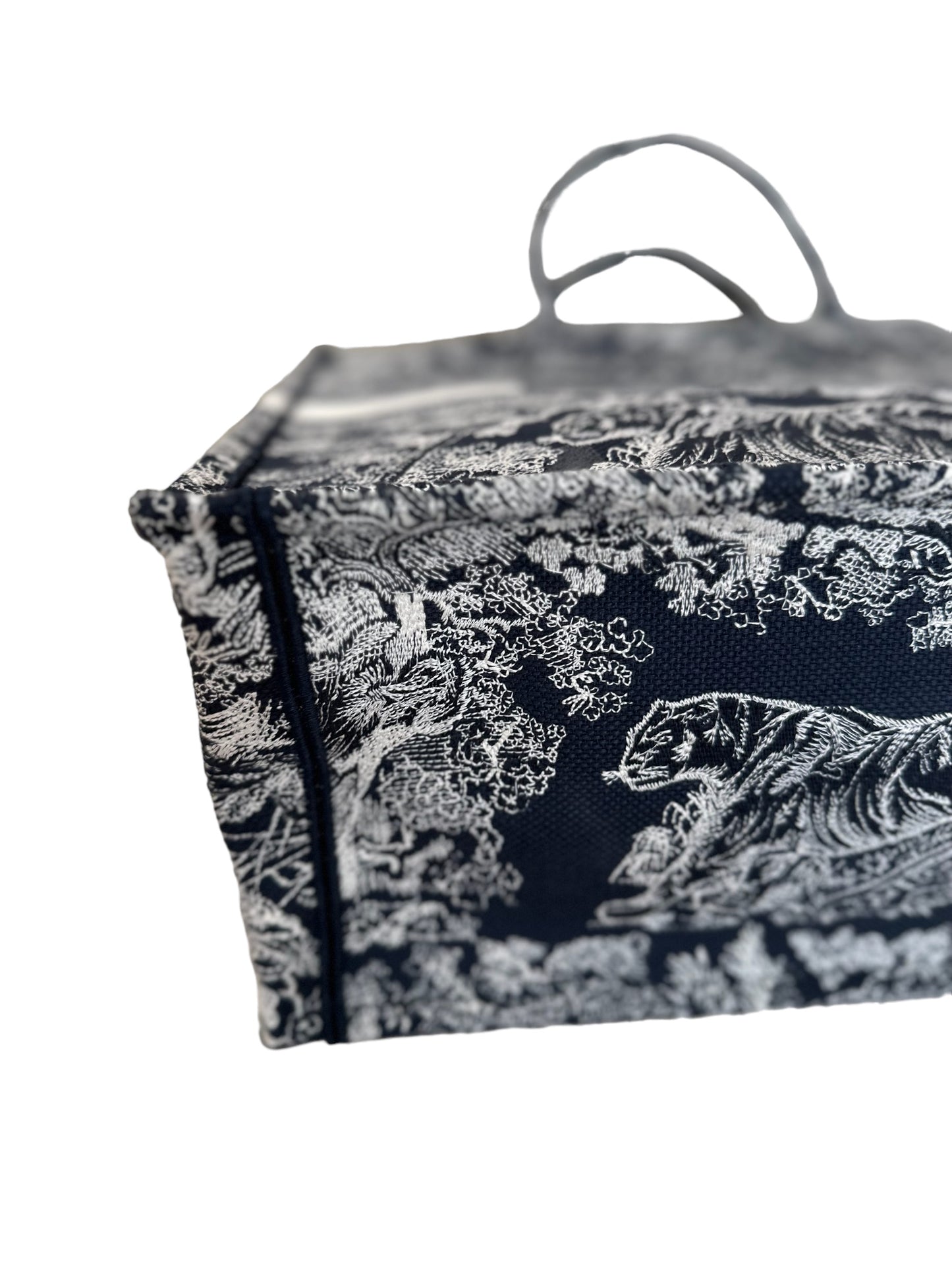 Christian Dior large toile jungle book bag