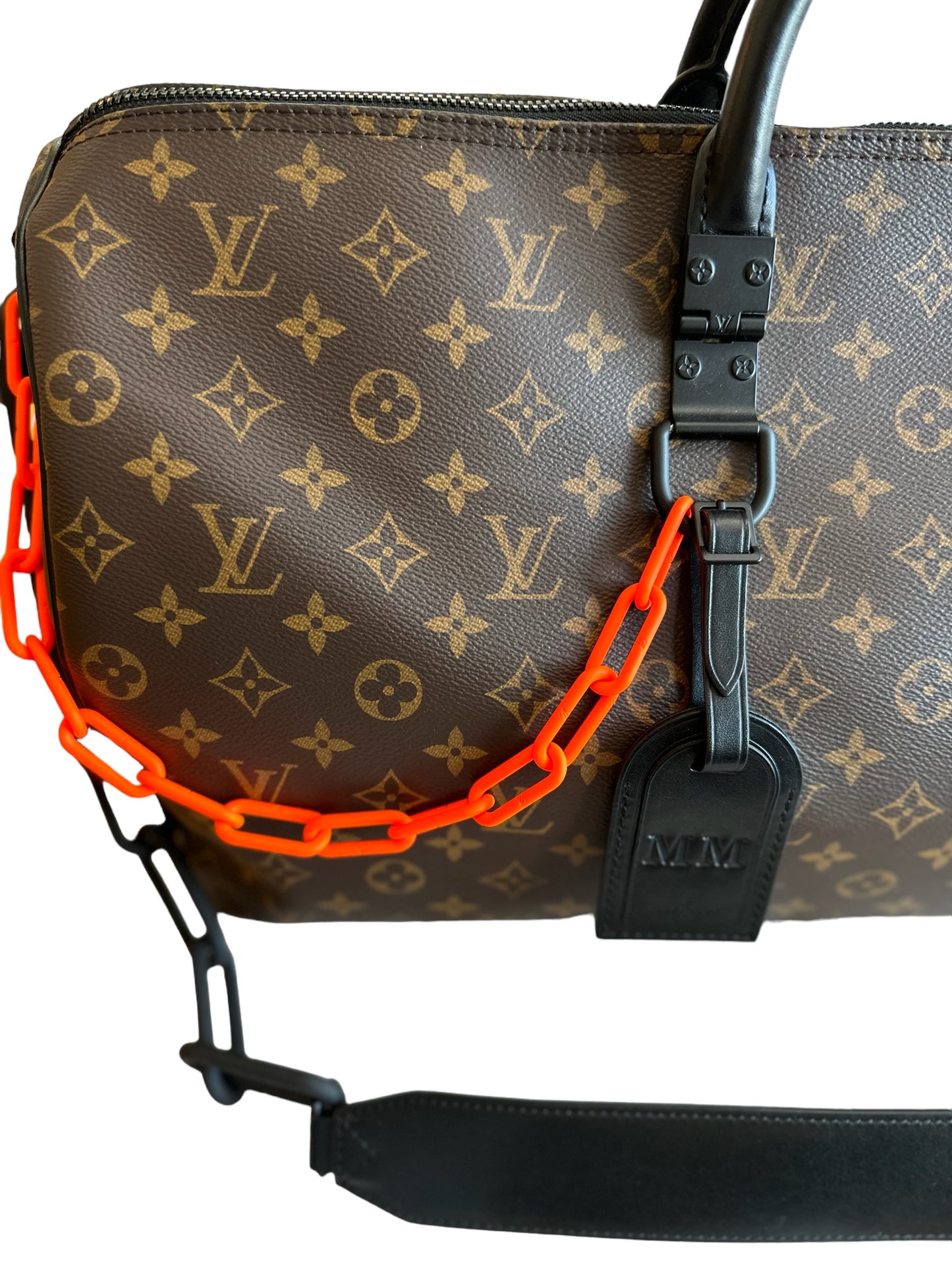 Louis Vuitton monogram virgil Abloh keepall bandouliere 50 excellent