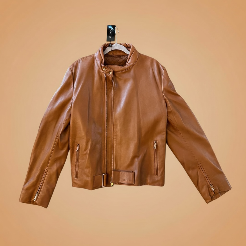 Gucci by Tom Ford runway leather jacket 2000/1 NWT