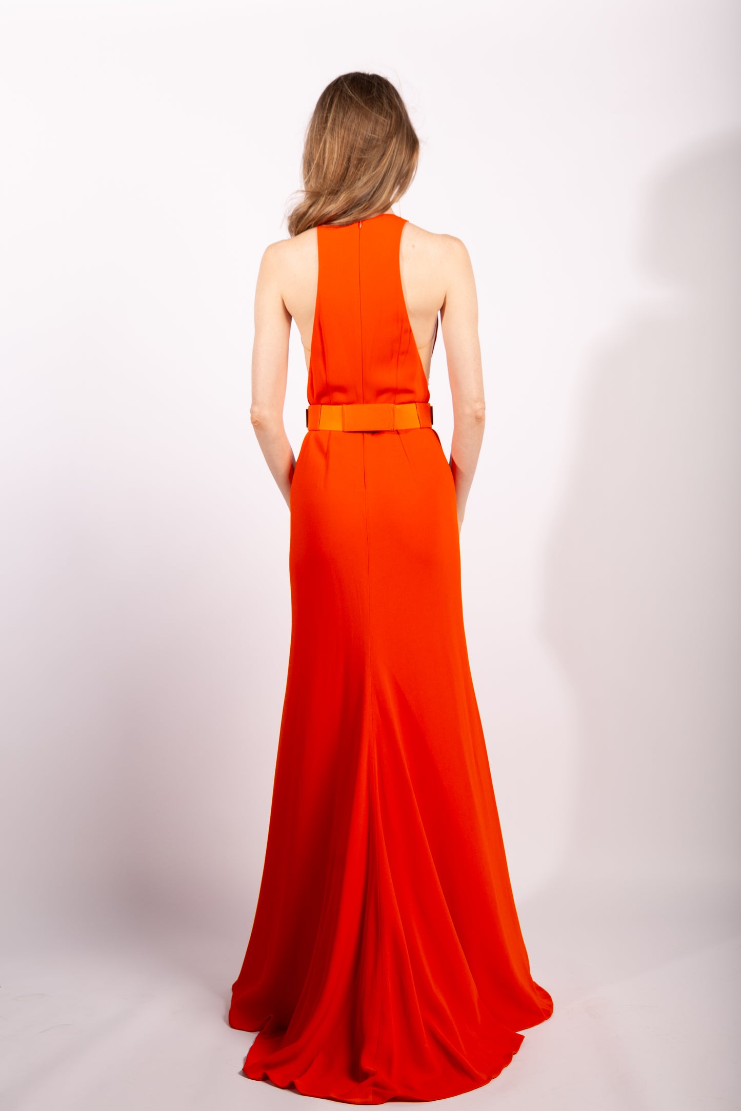 Stella McCartney Coral Saskia Belted Gown 2016, Size IT40
