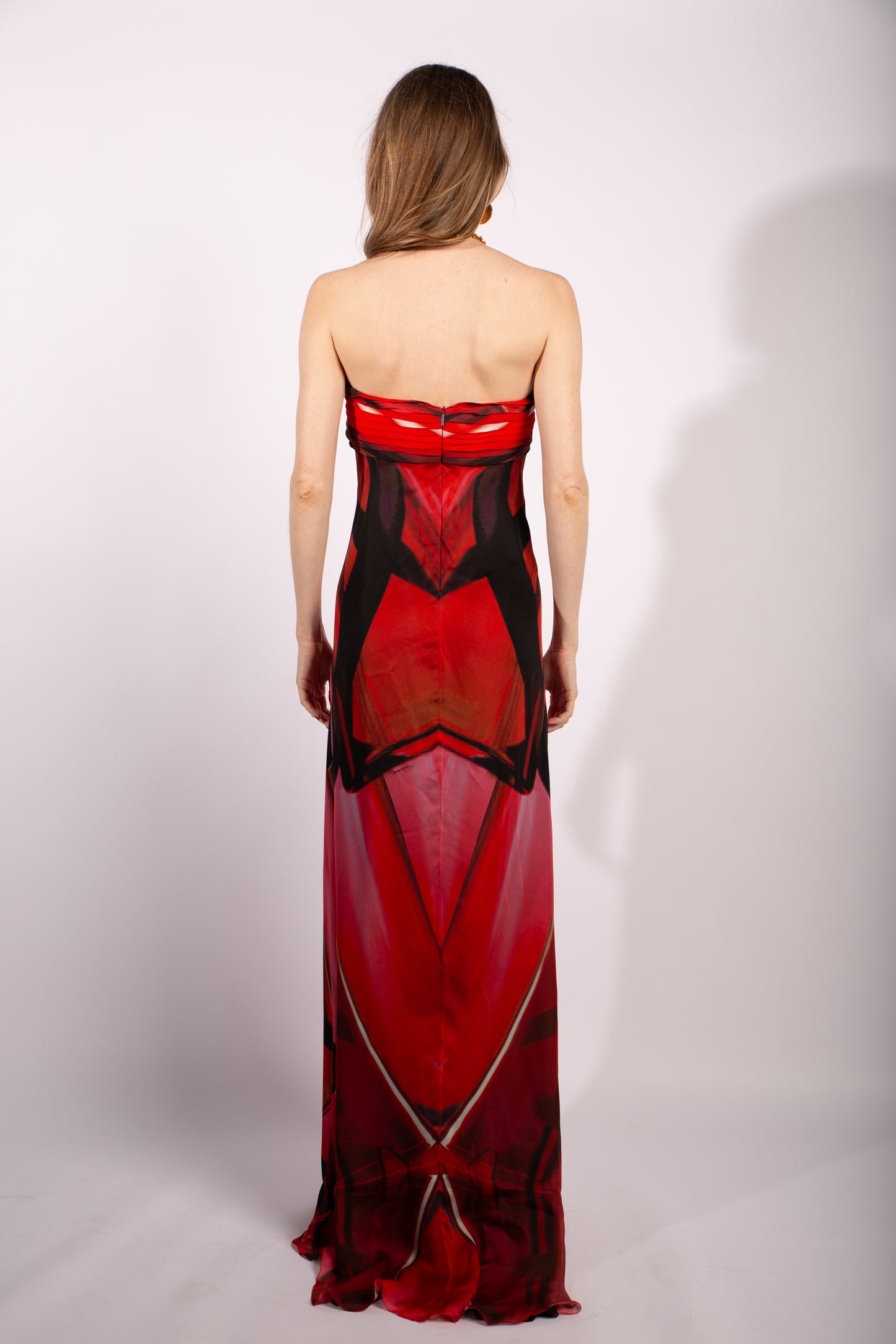 Roberto Cavalli Silk Alice Gown Size IT44