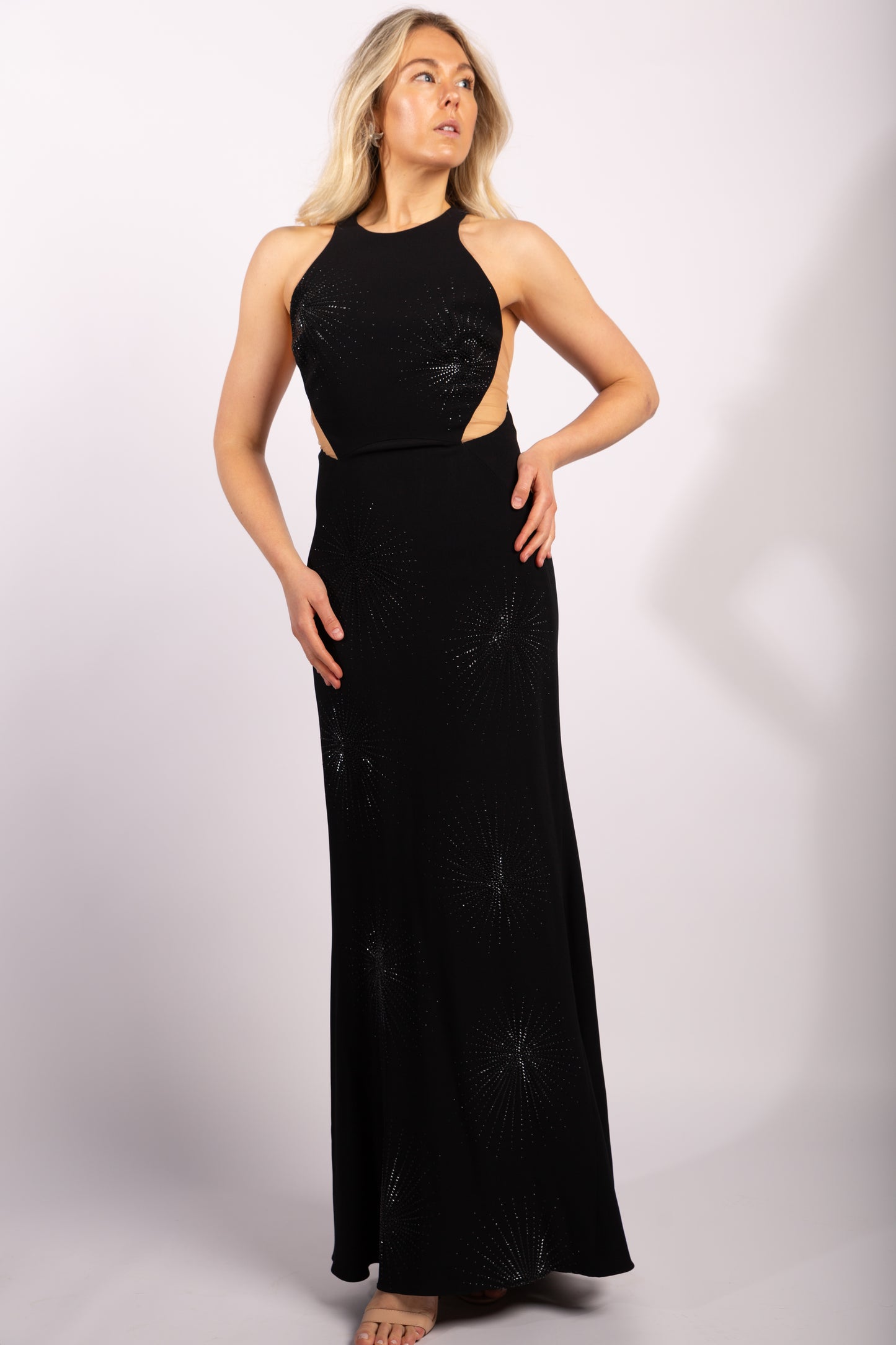 Stella McCartney Sleeveless Saskia Gown - Star Burst Black, Size IT42