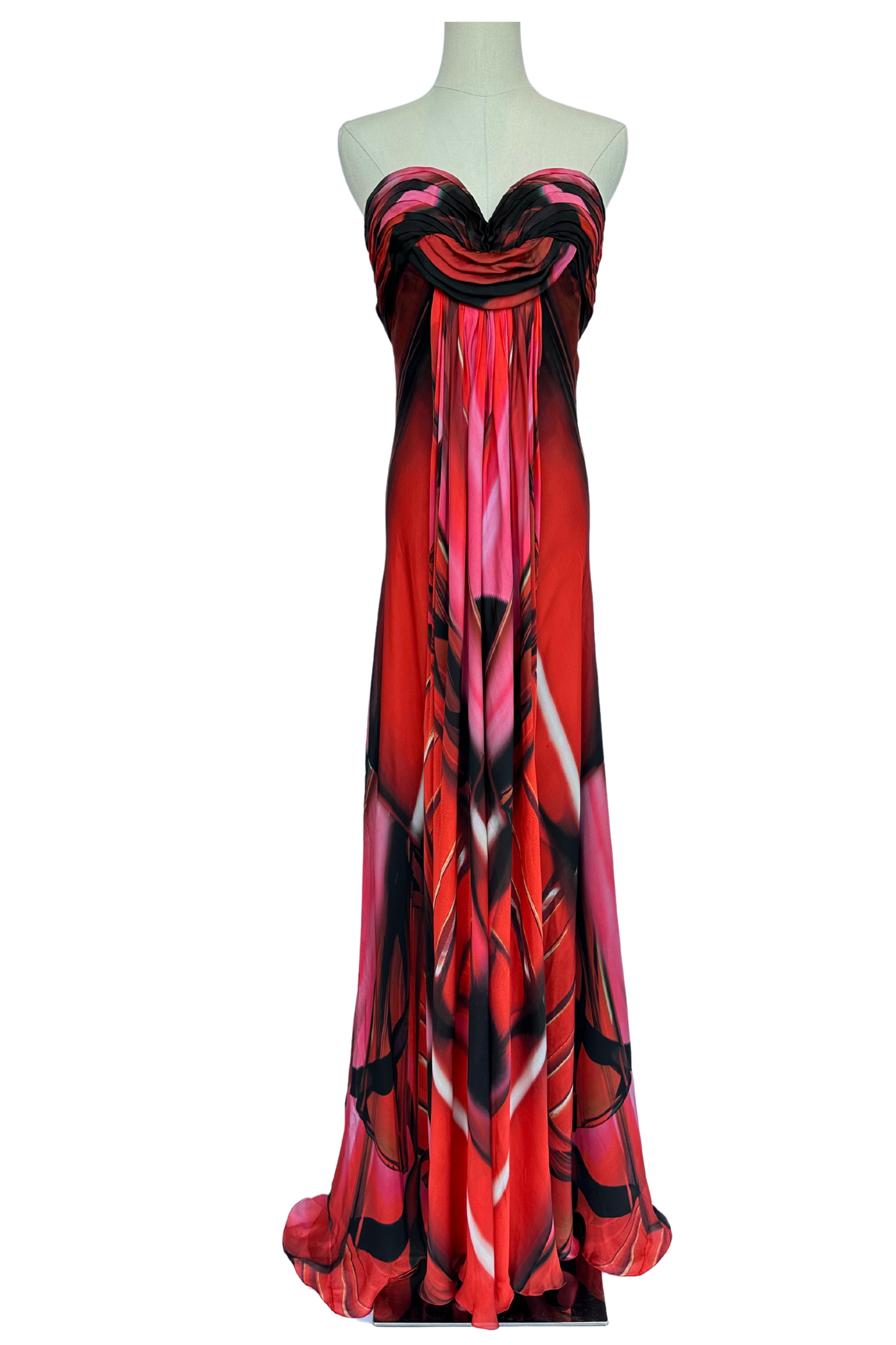 Roberto Cavalli Silk Alice Gown Size IT44
