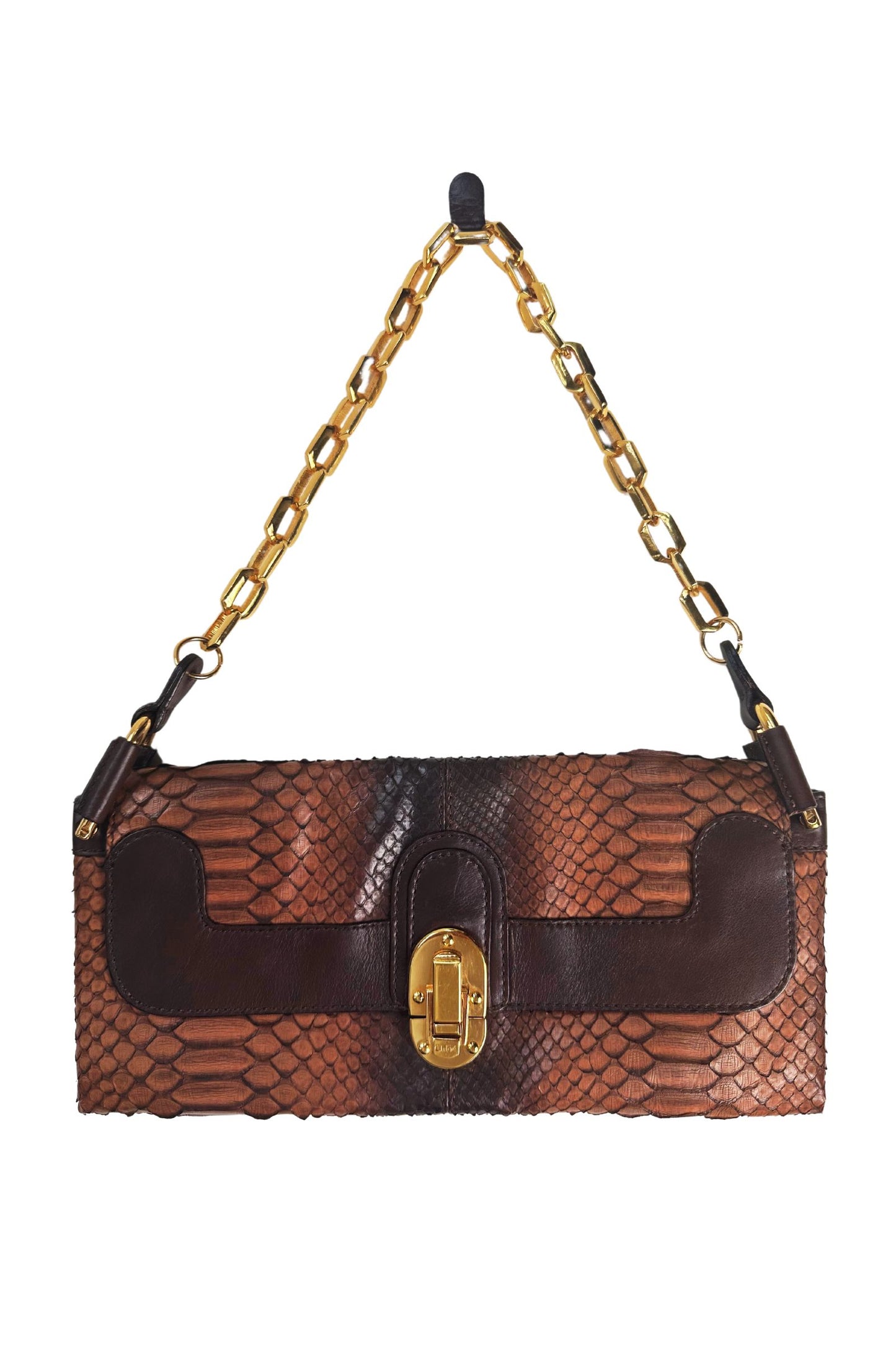 Chloe Snakeskin Shoulder Bag