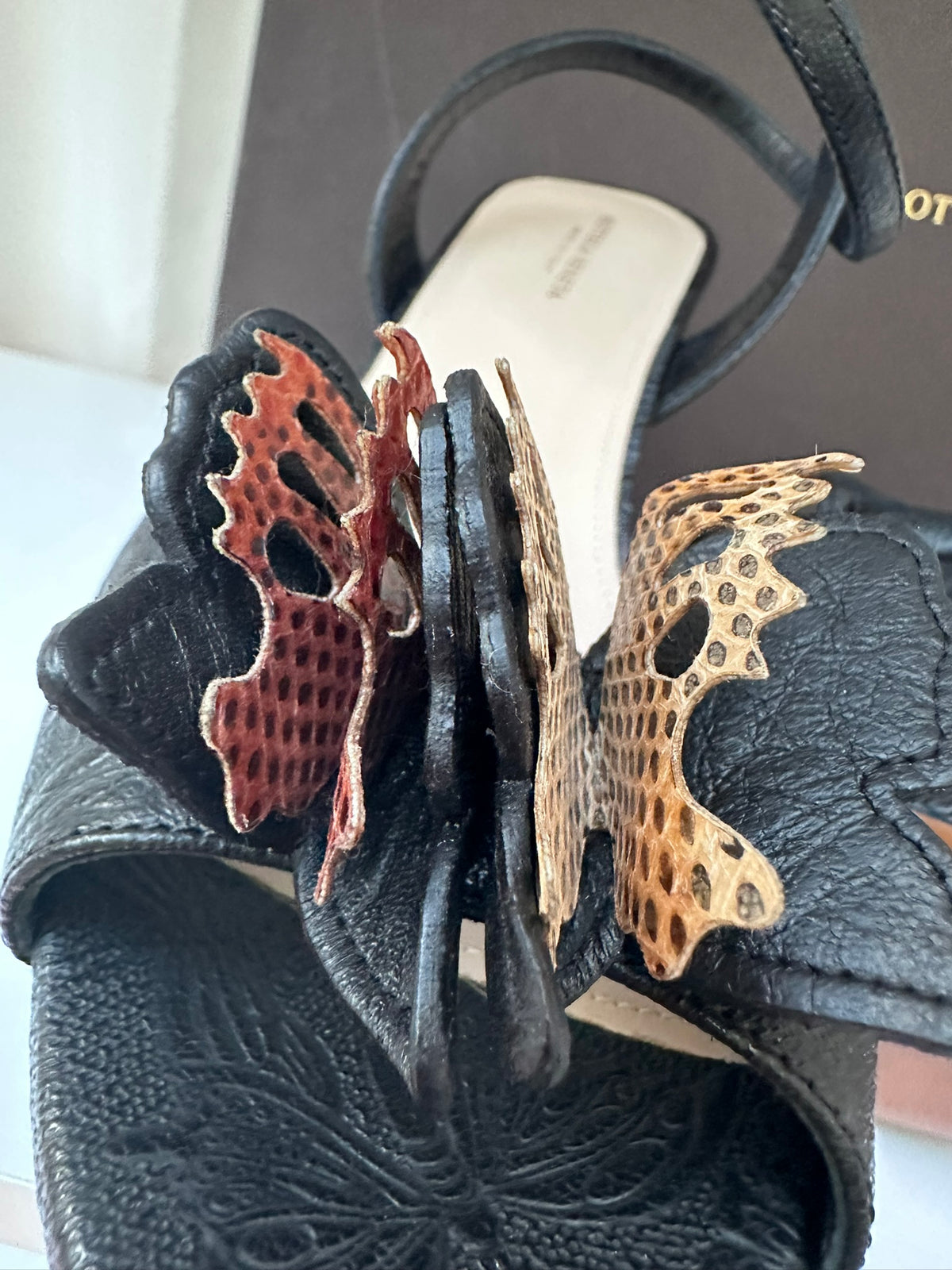 Bottega Veneta wedge butterfly sandals  38