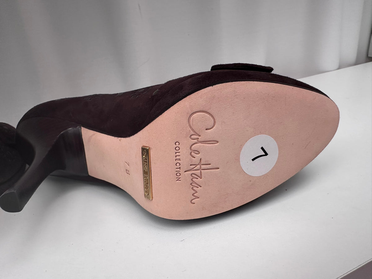 Cole Haan collection nike Birget air pump chocolate 7 nib