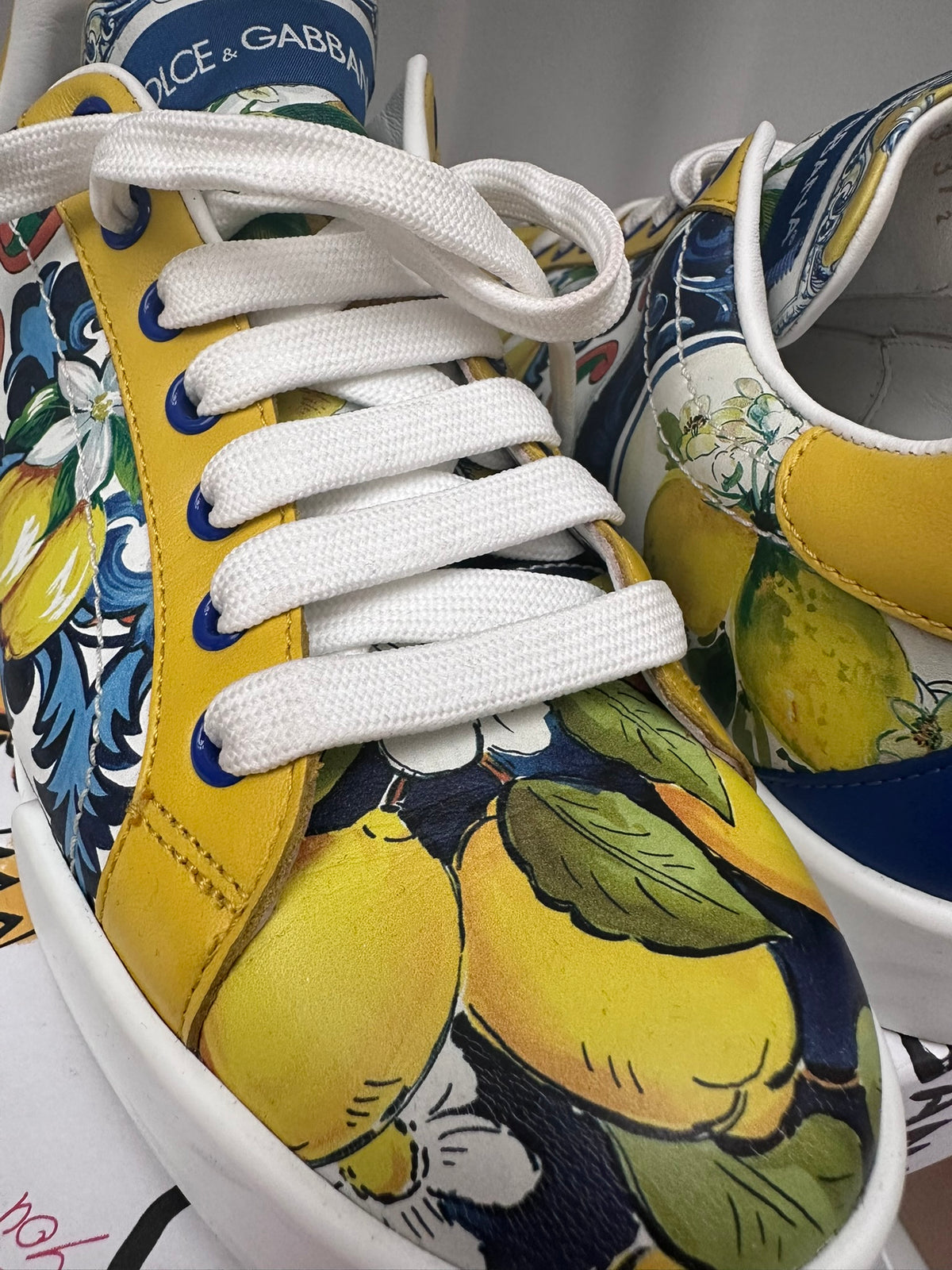Dolce & Gabbana Majorca mallorca sneaker lemons 37 1/2 box