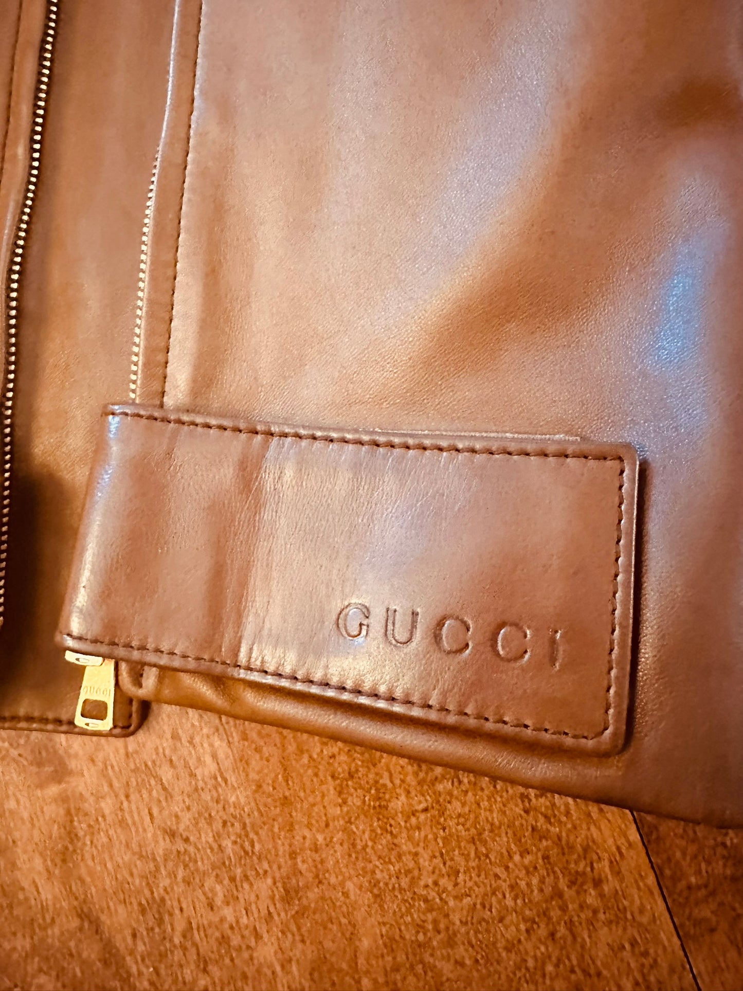 Gucci by Tom Ford runway leather jacket 2000/1 NWT