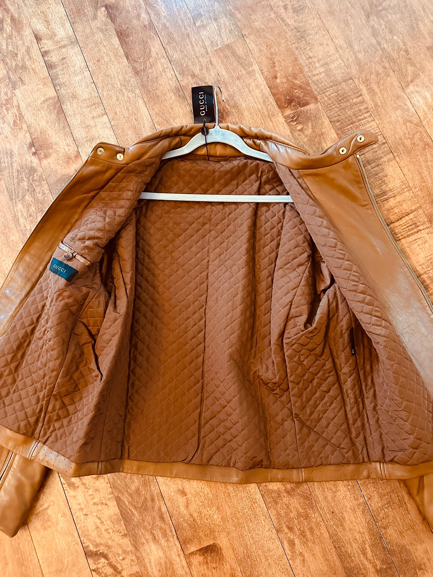 Gucci by Tom Ford runway leather jacket 2000/1 NWT