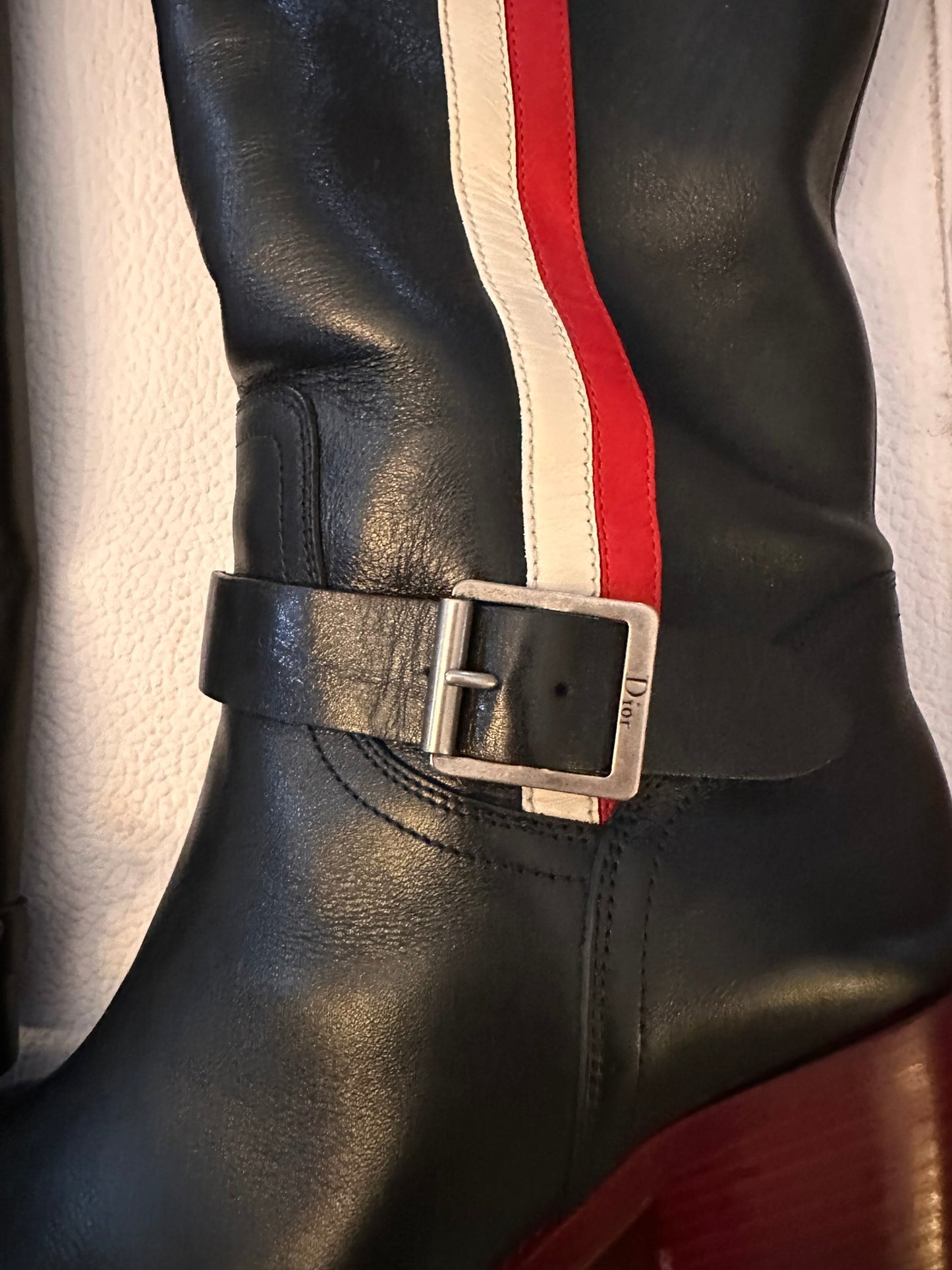 Christian Dior Diorider OTK boots moto 38.5 in box