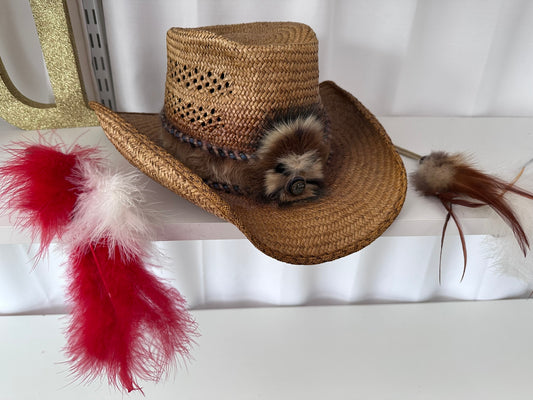 Charlie Tweddle cowboy hat 1970s excellent with feather attachments