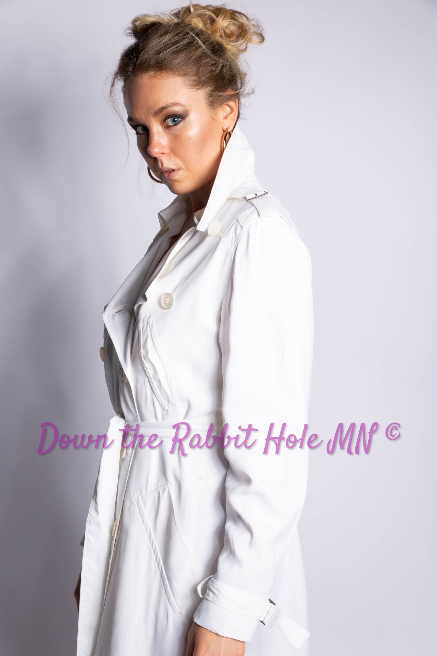Gucci by Tom Ford White Trench Coat NWT 2002/2003 Size IT44