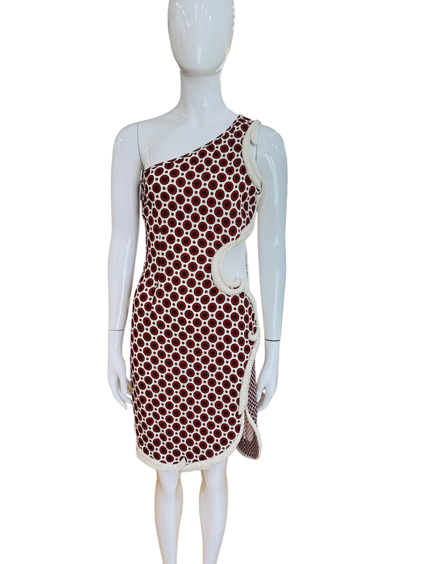 Stella McCartney dot cut out celeb 2012 dress I 42 NWT