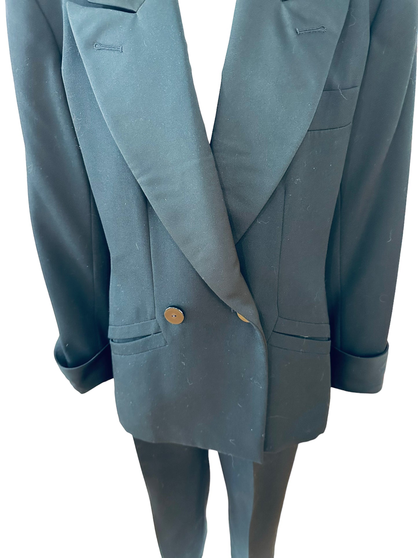 Yves Saint Laurent YSL 1980s 3 piece tuxedo Le smoking suit excellent I 42