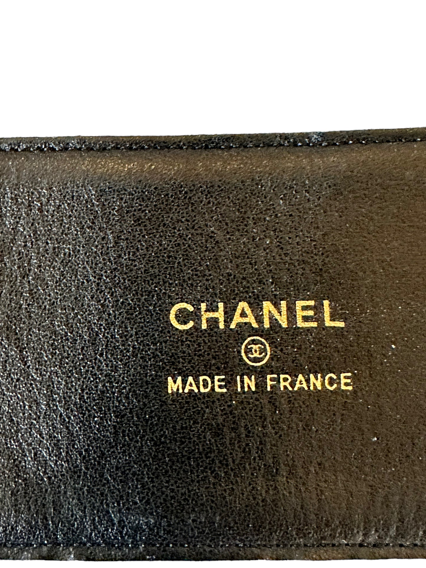 Chanel vintage coin decoration belt wide coco jacket