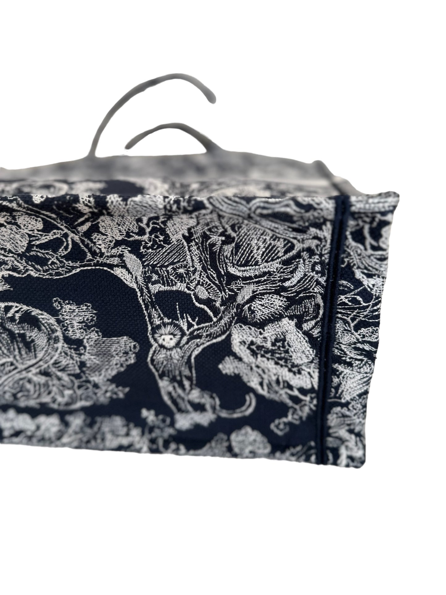 Christian Dior large toile jungle book bag