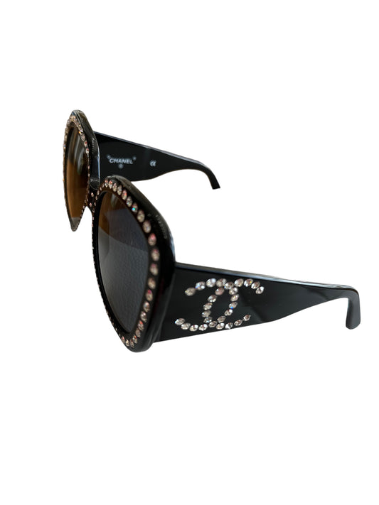 Vintage Chanel 1994 rhinestone sunglasses 05257 94305