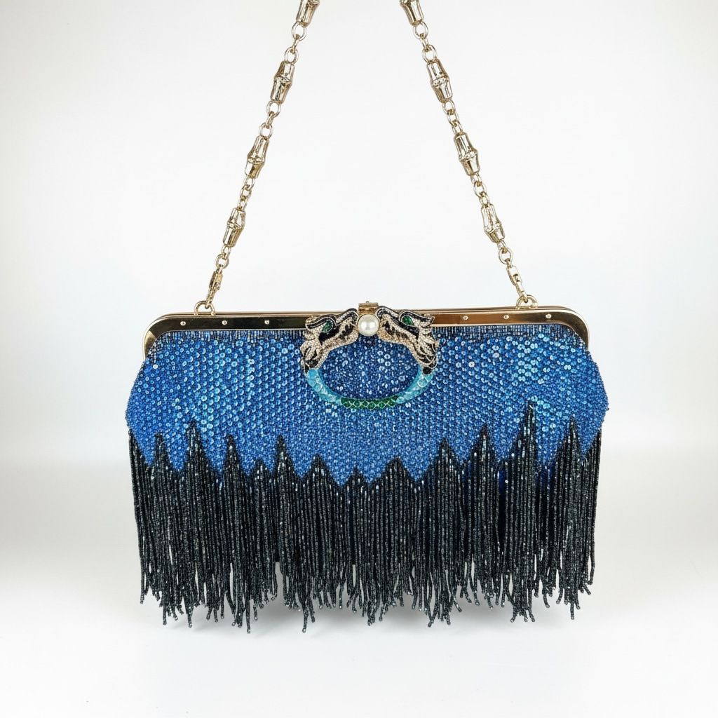 Gucci by Tom Ford limited Edition 2004 dragon bead purse