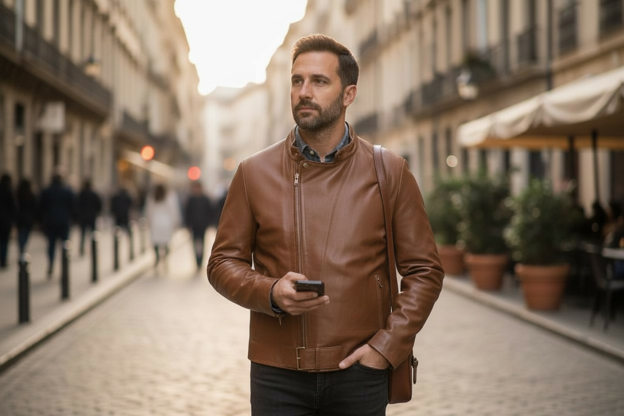 Gucci by Tom Ford runway leather jacket 2000/1 NWT