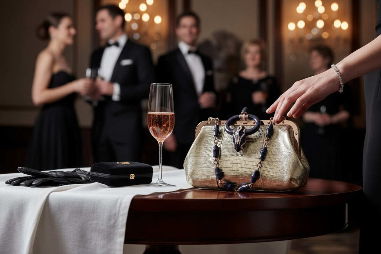 Gucci by Tom Ford 2004 Lizard amethyst dragon purse bag