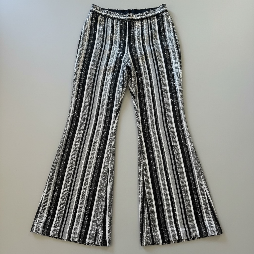 Gucci by Tom Ford spring/summer 2000 Archive Fully-beaded straght stripe pants trousers I 44