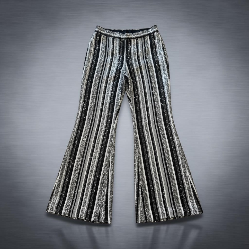 Gucci by Tom Ford spring/summer 2000 Archive Fully-beaded straght stripe pants trousers I 44