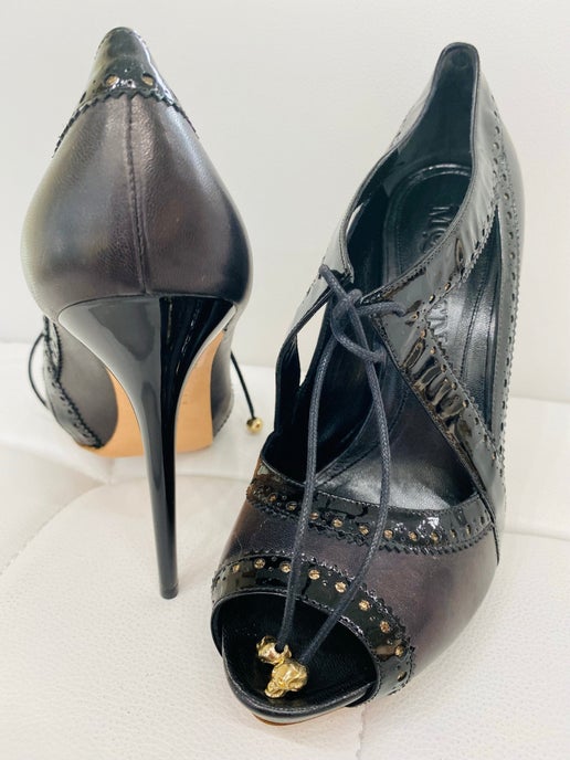 Alexander McQueen (Lee) oxford skull heels 39 NIB