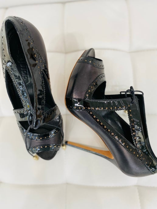 Alexander McQueen (Lee) oxford skull heels 39 NIB