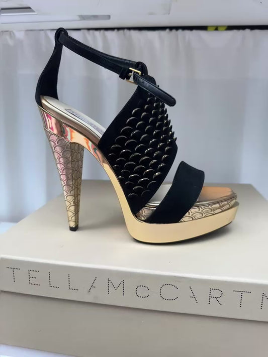 Stella McCartney fishscale heels vintage nib 39 c width NIB