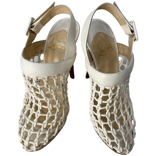 Christian louboutin top caged booties