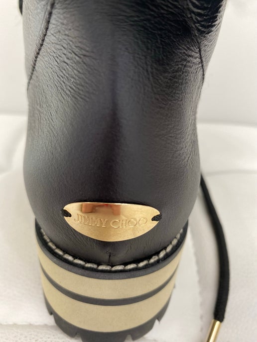 Jimmy Choo dalton shearling boots booties 37 1/2 New in Box